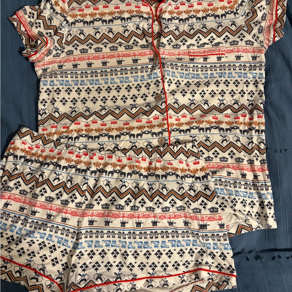 Roberta Roller Rabbit Fair Isle Pajama Set
